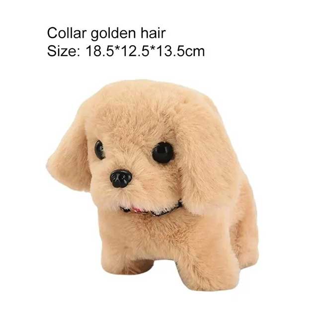 Cute Electric Simulation Dog Plush Toy – Realistic Chow Chow, Poodle, Labrador & Saint Bernard Pet for Kids | Interactive Walking & Barking Puppy Gift