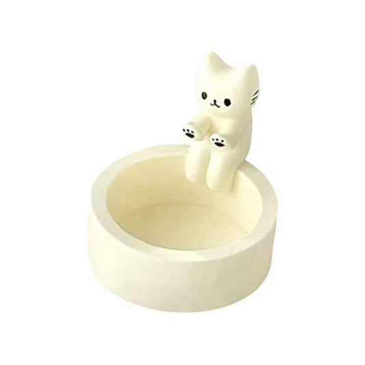 Cute Kitten Candle Holder – Cartoon Cat Candlestick for Aromatherapy & Home Decor