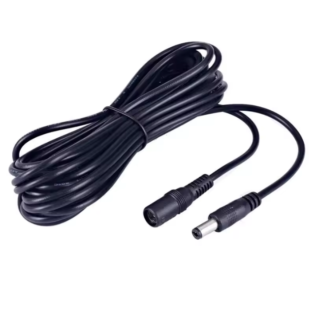 DC Extension Cable – Female to Male Plug for 5V 2A Power Adapter, CCTV Cameras & LED Strips