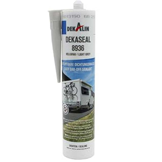 DEKALIN Dekaseal 8936 310ml Black Sealant &amp; Adhesive Cartridge – Flexible, Plastic-Elastic Bonding Solution (1 Tube)