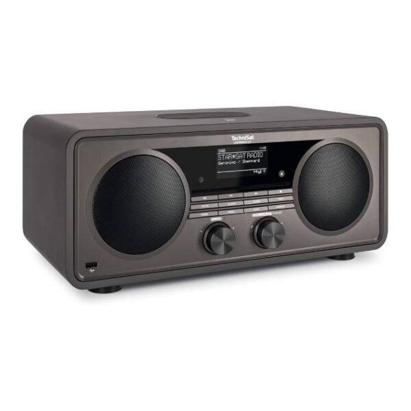 TechniSat DIGITRADIO 631 – Stereo Internet Radio (DAB, FM, 70W 2.1 with Subwoofer, Remote Control, CD, USB, Bluetooth, AUX, WLAN, LAN, Spotify Connect, Alexa Control) – Anthracite