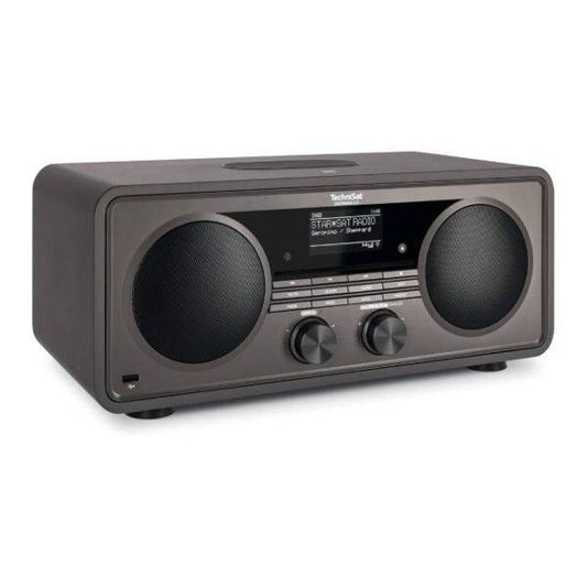 TechniSat DIGITRADIO 631 – Stereo Internet Radio (DAB, FM, 70W 2.1 with Subwoofer, Remote Control, CD, USB, Bluetooth, AUX, WLAN, LAN, Spotify Connect, Alexa Control) – Anthracite