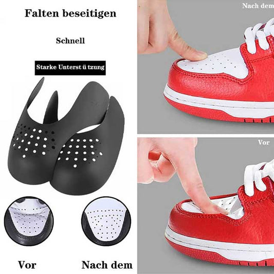 DK177 2 Pairs Kink Protection Shoe Guards – Anti-Wrinkle Air Force 1 &amp; Trainers Protector in Black for Women EU 35-40 (With Storage Box)