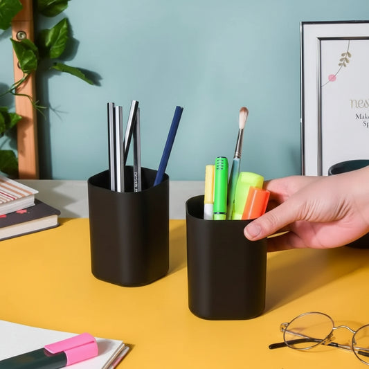 Minimalist Matte Pen Holder – Desktop Pencil Cup Organizer for Office, Study Desk & Home