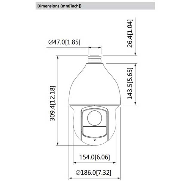 Dahua HDCVI Infrared Speed Dome Camera
