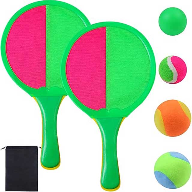 Dasis Fun Toss & Catch Paddle Racket Game Set