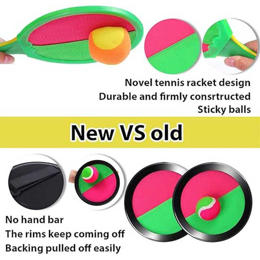 Dasis Fun Toss & Catch Paddle Racket Game Set