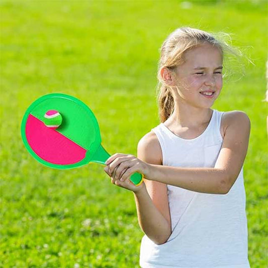 Dasis Fun Toss & Catch Paddle Racket Game Set