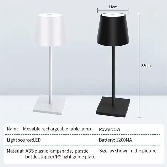 3-Color Touch Dimming LED Desk Lamp – Eye Protection, USB Plug-In, Night Light for Study, Side Table & Mini Bedside Use