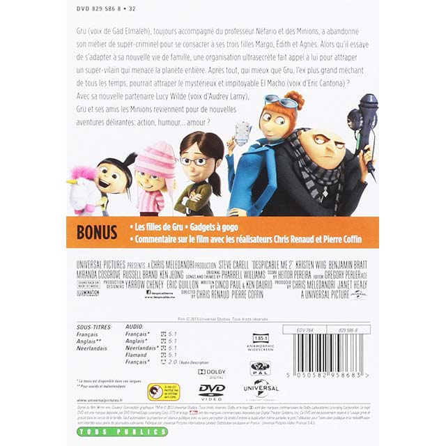 Despicable Me 2 Blu-ray – Hilarious Family Comedy with Minions, Gru &amp; Exclusive Bonus Features