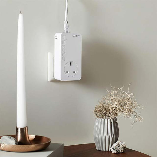 Devolo 8289 Magic 1-1200 LAN Add-on Powerline Adapter - Stable Home Working - High Performance (Up to 1200 Mbps - Home Network - Internet from Any Wall Socket - Plug and Play - Easy Config) - White