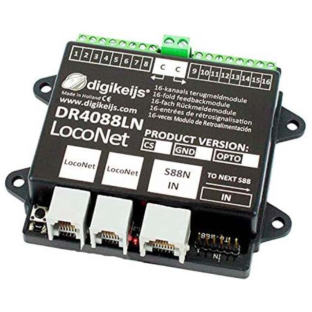 Digikeijs DR4088LN-CS S88/LocoNet Module – Advanced Digital Control for Model Railways