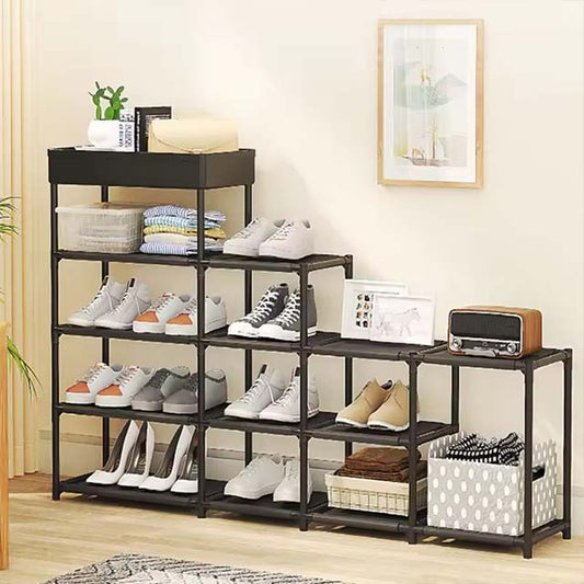 DIY Trapezoidal Shoe Rack – Multi-Purpose Storage & Assembly Shoe Cabinet Organizer