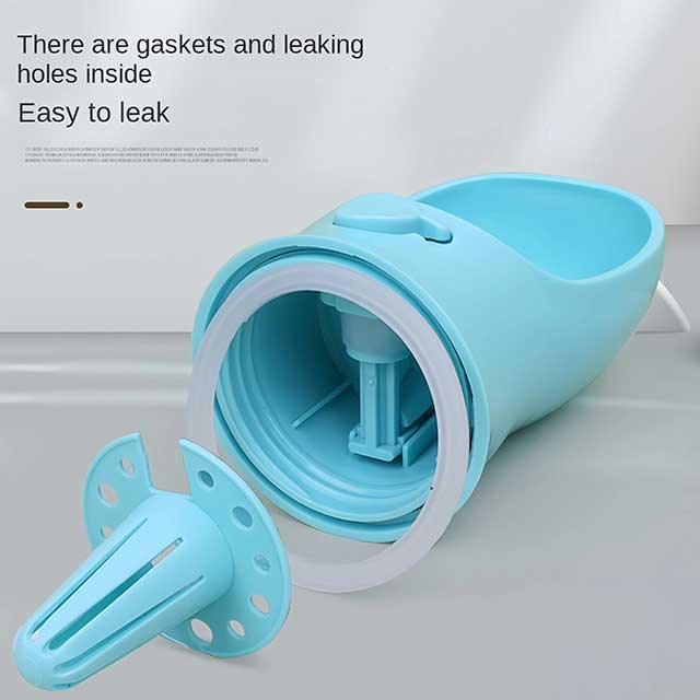 2-in-1 Dog & Cat Travel Water Bottle – Portable Pet Feeder with Food Storage, Outdoor Drinking Bowl