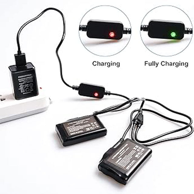 Dual USB-DC Rechargeable Battery Charger for Heated Gloves, Socks &amp; Hats – Fast Portable Charger for Heated Apparel