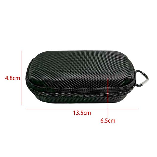 Durable Black Hard Shell Carrying Case for GLM165 10/25G Laser Distance Meters – EVA Protection for Measuring &amp; Layout Tools