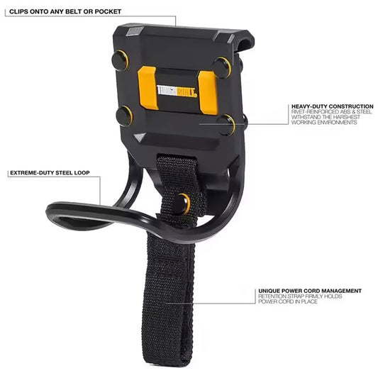 Durable TB-52 Hanging Hammer Tool – Separate Type with Black Handle &amp; Waist Mount Accessory