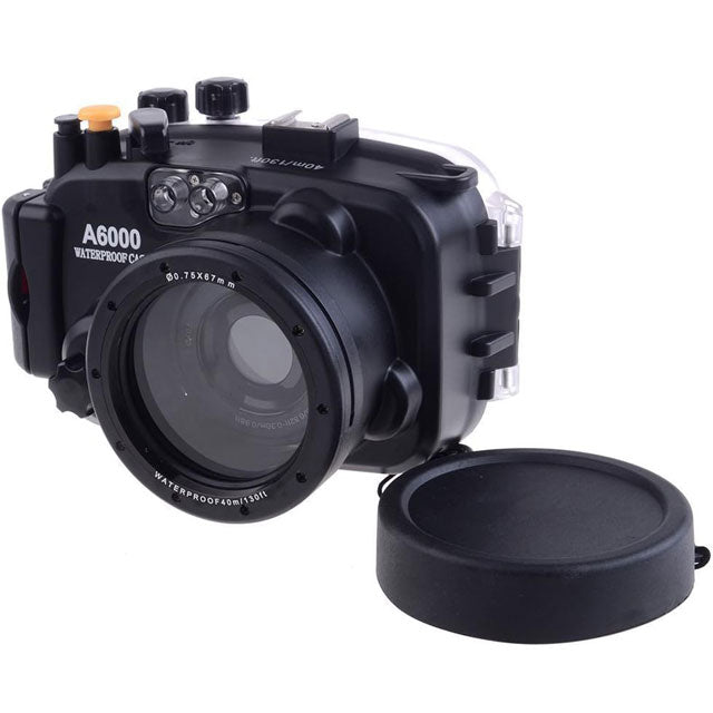 EACHSHOT 40M Waterproof Underwater Camera Housing Case for Sony A6000 – Premium Diving &amp; Waterproof Protection Bag
