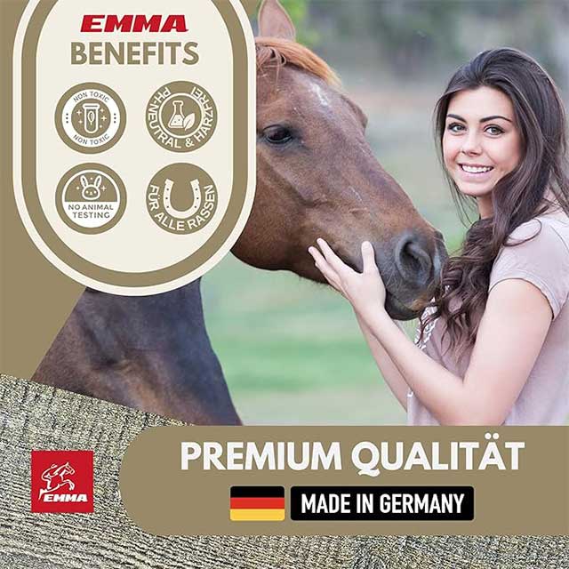 EMMA Silver Mane Spray 500ml – Premium Glitter Shine Spray for Horse Mane, Tail &amp; Fur Care | Must-Have Horse Accessories