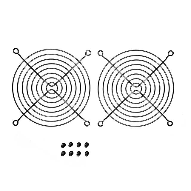 EZDIY-FAB 12cm 120mm 200CFM 4000RPM CPU Cooling Fan- 12V DC 4-Pin Molex PC Computer High CFM Cooling Case Fan with Metal Finger Guard Grill for Bitcoin Mining-Mining