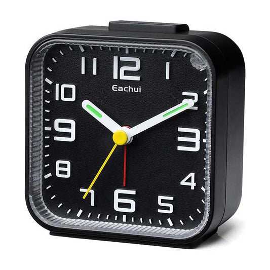 Eachui Compact Silent Analogue Alarm Clock