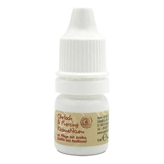 Ear Piercing Aftercare Lotion 5ml – Antiseptic Cleaning &amp; Soothing Care with Arnica, Chamomile &amp; Panthenol