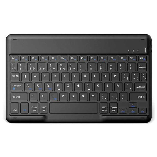 EasyAcc Wireless Bluetooth Keyboard – Spanish Layout, Compatible with Windows, Android & iOS Tablets, Compact & Portable Keyboard (Black)