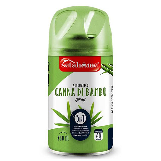 Eco-Friendly Automatic Room Deodorant 250ML – Bamboo Cane Scent Diffuser &amp; Odor Eliminator