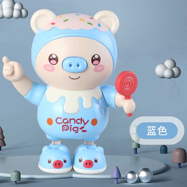 Electric Dancing Pig Toy – Cute Musical Light-Up Pig Doll with Twisting & Swinging Action for Kids