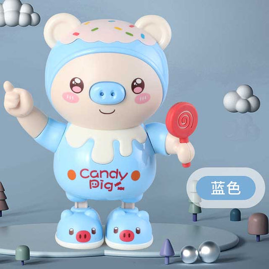 Electric Dancing Pig Toy – Cute Musical Light-Up Pig Doll with Twisting & Swinging Action for Kids