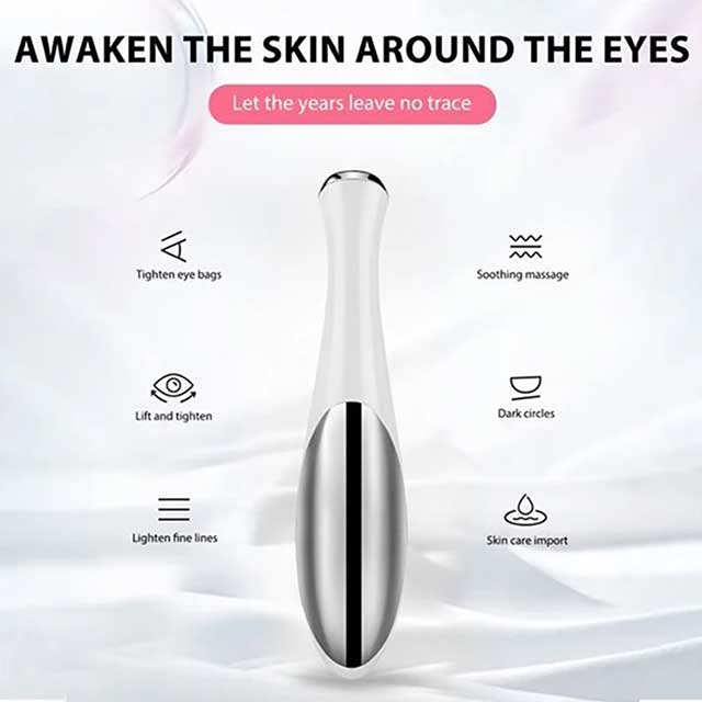 Electric Eye Massager – Vibration Therapy for Wrinkle Removal, Dark Circles & Anti-Aging Eye Care