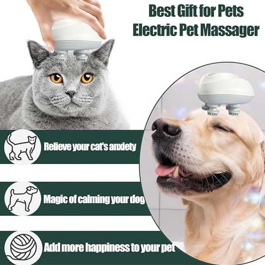 Electric Scalp Massager – Waterproof Rechargeable Head Massager with 96 Kneading Nodes | Hair Growth & Stress Relief Tool | Relaxing Gift for Women & Men