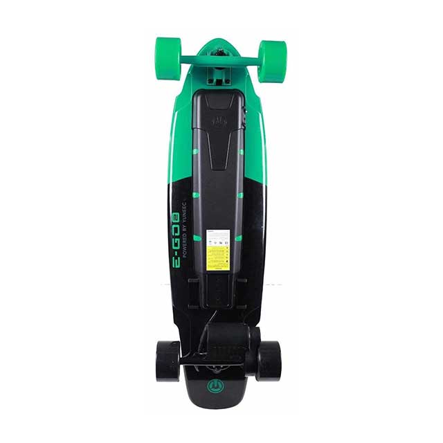 Yuneec E-GO 2 Electric Skateboard – Green, Long-Range & Smooth Ride