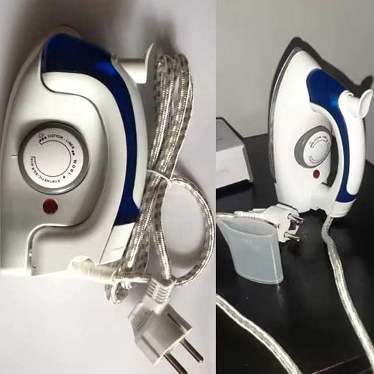 700W Electric Steam Iron Handheld Flatiron – Temperature Control for Home & Travel, 110V/220V