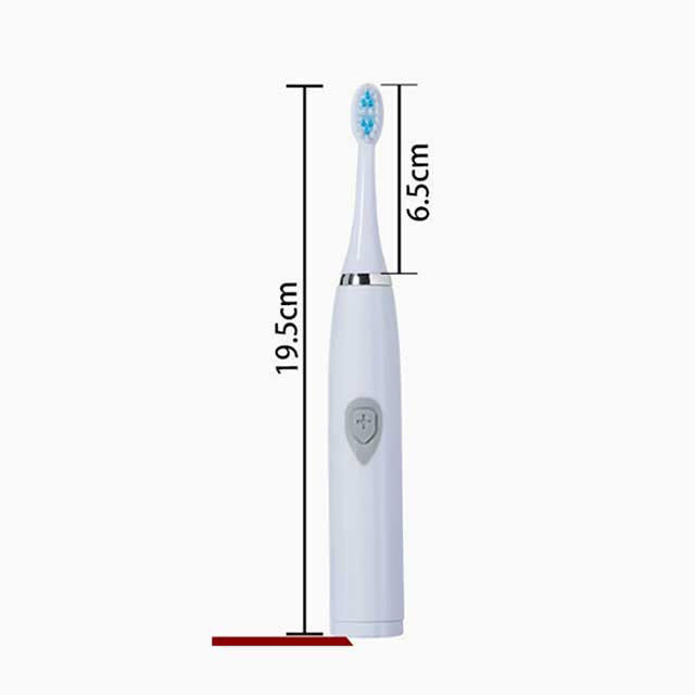 Electric Toothbrush for Adults – Soft DuPont Bristles, Portable Battery Powered, IPX6 Waterproof, Intelligent Oral Care