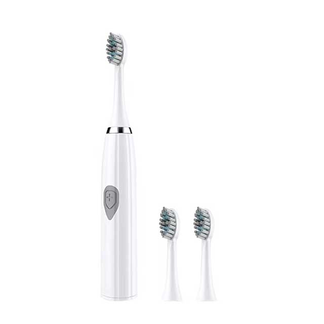 Electric Toothbrush for Adults – Soft DuPont Bristles, Portable Battery Powered, IPX6 Waterproof, Intelligent Oral Care