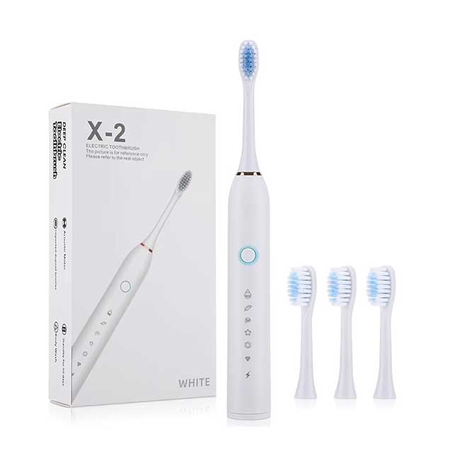 Electric Toothbrush with 6 Cleaning Modes – Type-C Rechargeable, Teeth Whitening Dental Cleaner, IP67 Waterproof Oral Care