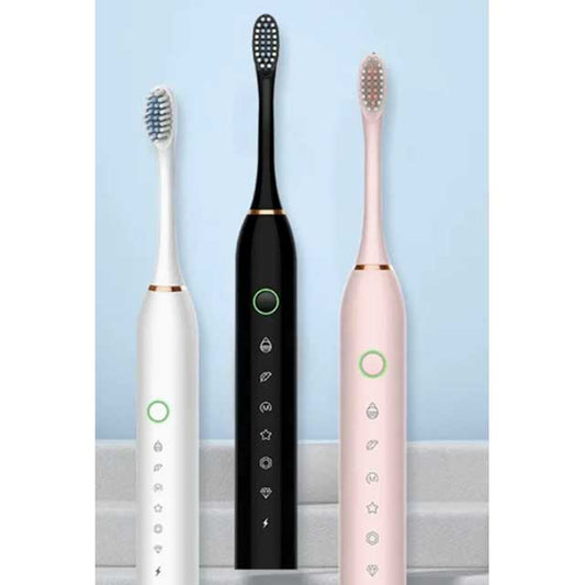 Electric Toothbrush with 6 Cleaning Modes – Type-C Rechargeable, Teeth Whitening Dental Cleaner, IP67 Waterproof Oral Care