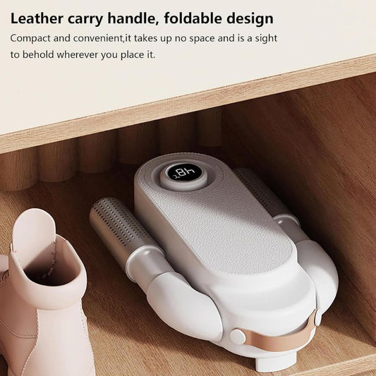Electric Boot & Glove Dryer with Heat Fan – Portable Folding Shoe Dryer Machine – Intelligent Timer for Football Boots, Sneakers, and Gloves – Universal Footwear Dehumidifier