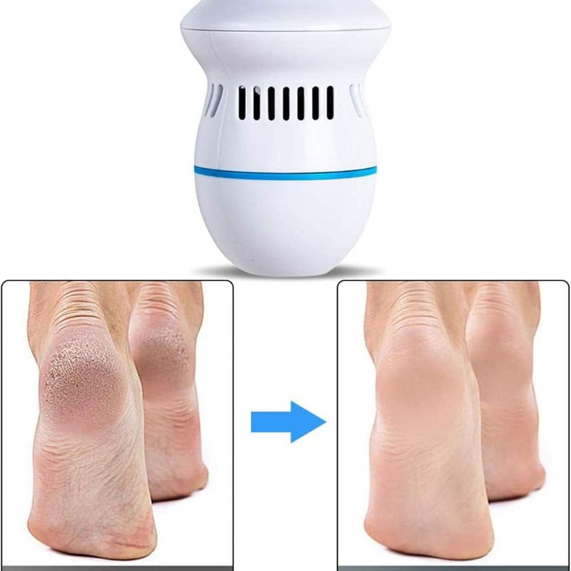 Râpe électrique anti-callosités – Ponceuse à pied électronique rechargeable – Outil de pédicure USB portable avec brosse de nettoyage pour éliminer les peaux mortes, sèches et dures