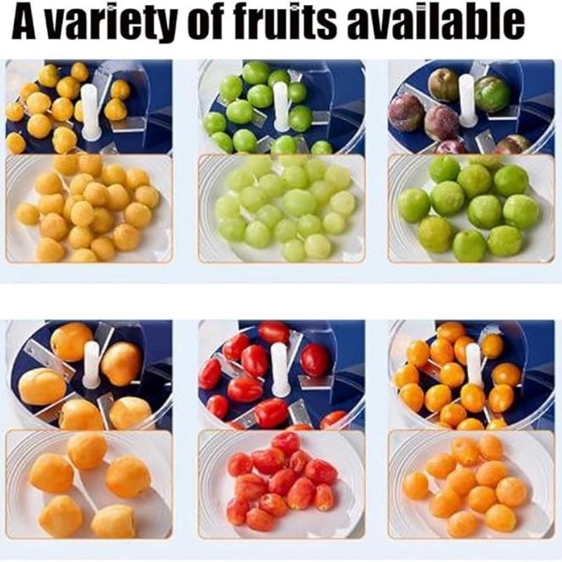 Electric Grape & Garlic Peeler Machine – Automatic Small Fruit Peeling Tool with 1300mAh Rechargeable Battery – Smart Kitchen Peeler for Grapes, Tomatoes, Cherries, and Garlic – Ergonomic Design for Elderly & Commercial Use