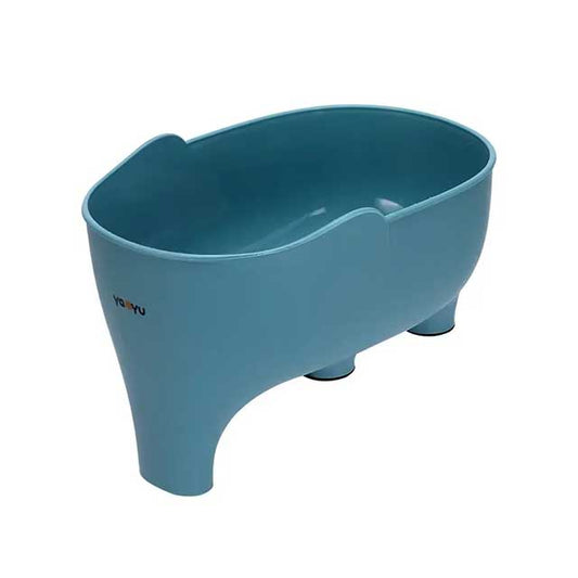 Elephant-Shaped Plastic Drain Basket – Multi-Purpose Kitchen Storage & Strainer for Fruits, Vegetables & Utensils | Cute Household Sink Drain Holder