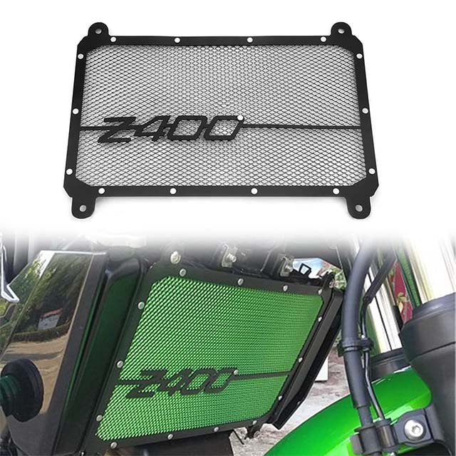 Premium Z400 Engine Radiator Grille Guard Cover Protector for 2018-2020 – High Performance Radiator Bezel Shield for Kawasaki Z400
