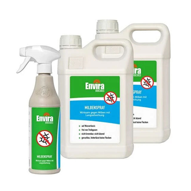Envira Mite Spray Refill Pack – Professional Mite &amp; Pest Control for Home, Garden, &amp; Office
