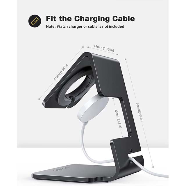 Eono WS-02 Watch Stand - Durable and Stylish Watch Holder for Desk or Nightstand Display