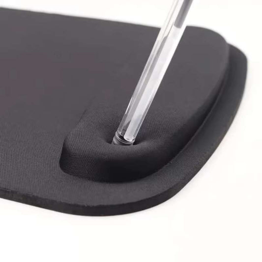 Ergonomic Computer Gaming Mouse Pad with Integrated Wrist Support – Ultra-Comfortable Solid Color Mouse Mat – Pressure-Relieving Wrist Pad for Office & Gaming – Lightweight & Superior Quality (Black / Grey)