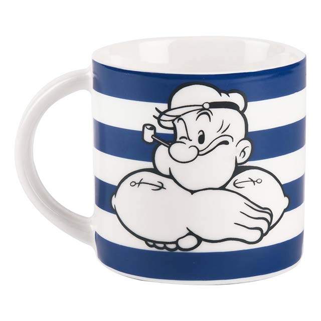 Excelsa Popeye Blue Porcelain Coffee Mug – Vintage Collector’s Edition for Coffee Lovers