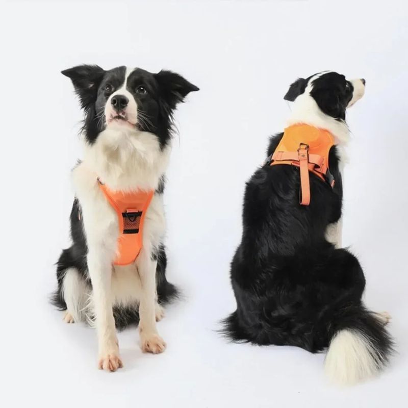 Explosion-Proof Breathable Dog Harness – Reflective No-Pull Adjustable Pet Vest – Durable Outdoor Training Harness for Small, Medium, and Large Dogs