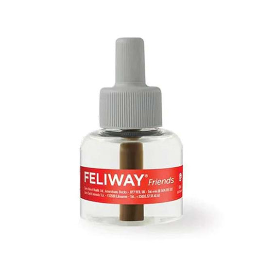 FELIWAY Friends Cat Diffuser Refill 48ml – Multi-Cat Calming Pheromone Solution for Stress Relief