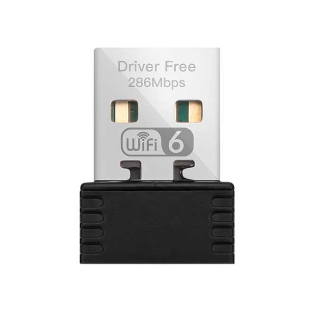 FENVI WiFi 6 USB Adapter AX286 – Mini Wireless Network Dongle 2.4GHz 802.11AX for PC & Laptop | Driver-Free for Windows 10/11
